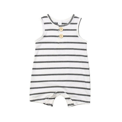 Summer Clothing set Baby Boy Striped Romper Summer Jumpsuit
