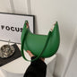 Niche Crescent New Simple All-Match Textured Shoulder Bag For Women