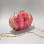 Womens Oval Pearlescent Fashion Shoulder Bag
