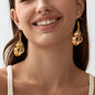 Vacation-style Earrings For Women Natural Seashells Summer Beach Look