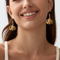 Vacation-style Earrings For Women Natural Seashells Summer Beach Look