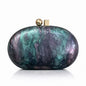 Womens Oval Pearlescent Fashion Shoulder Bag