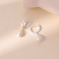 18K Gold-Plated Matte Brushed Waterdrop Earrings For Women