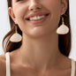 Vacation-style Earrings For Women Natural Seashells Summer Beach Look