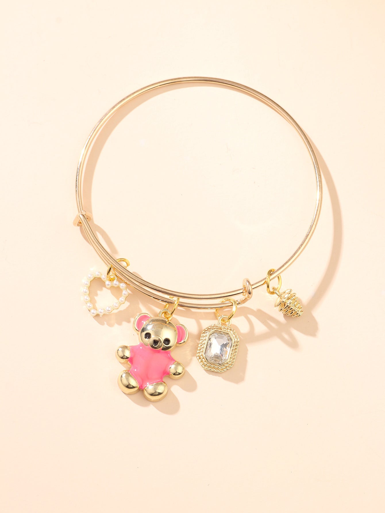 Colorful Polymer Clay Adjustable Womens Bracelet